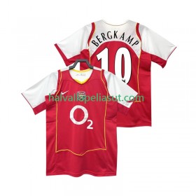 Jalkapallo Pelipaidat/Peliasut Arsenal BERGKAMP 10 2004 Retro Kotipaita 2005 Lyhythihainen